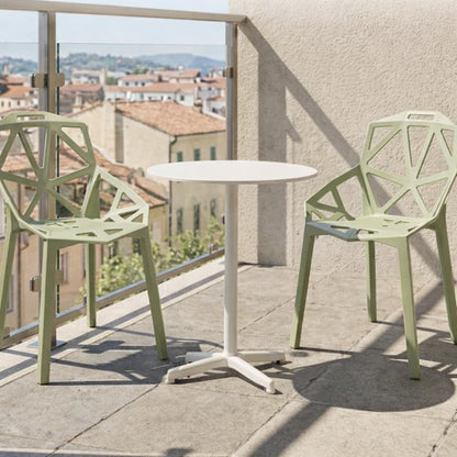 Silla Roxy, Color Verde, con Espaldar y Diseño Moderno X2