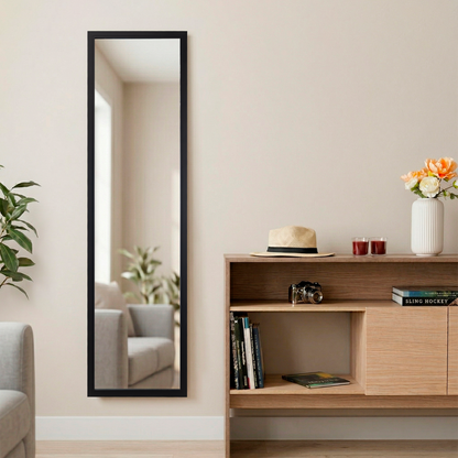Espejo Liam Negro 124 x 34 cm