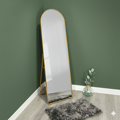 Espejo de Piso Tony Marco Dorado Reflekta