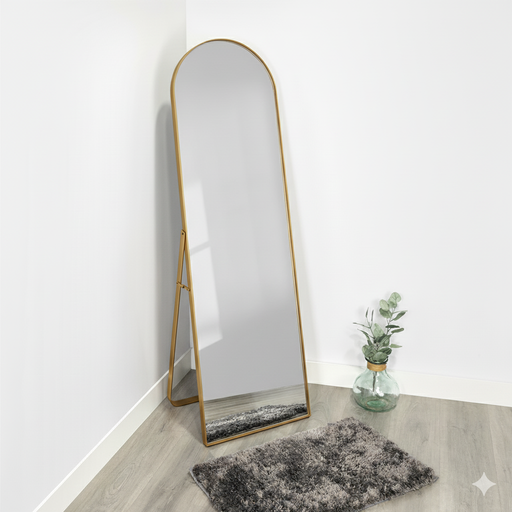 Espejo de Piso Tony Marco Dorado Reflekta
