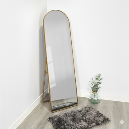 Espejo de Piso Tony Marco Dorado Reflekta