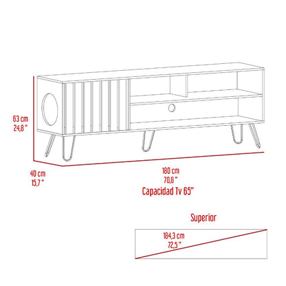 Rack para TV 75'' 180 Zoro Pet Homecollection Bellota