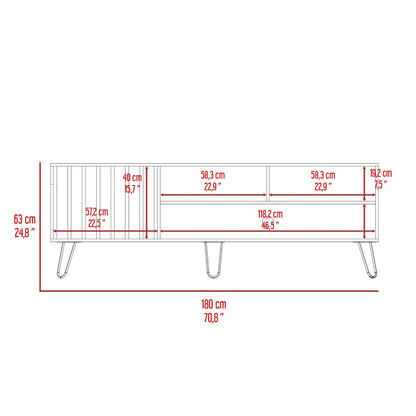 Rack para TV 75'' 180 Zoro Pet Homecollection Bellota