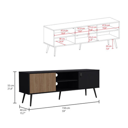 Rack para TV 65'' Funes ECO 150 RTA Wengue Lenno