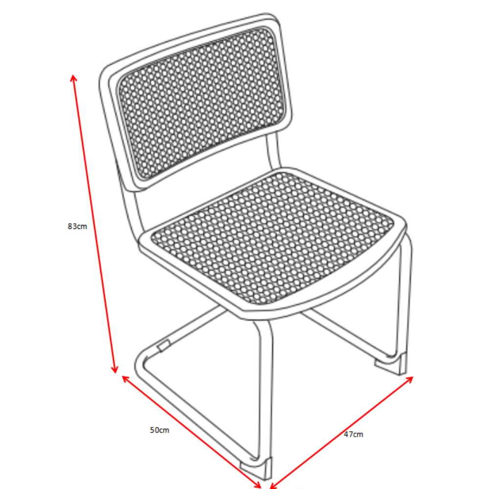 Silla Vintage, Negro y Beige, con Espaldar Transpirable y Diseño Retro, medidas