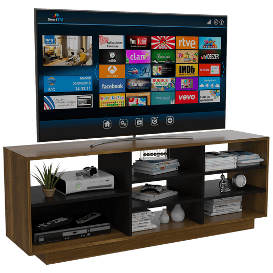 Rack para TV Vedra RTA Caramelo + Wengue