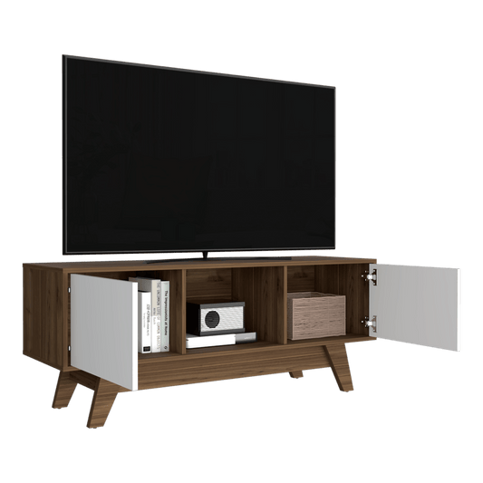 Rack para TV 55'' Romero Finlandek Gales Blanco