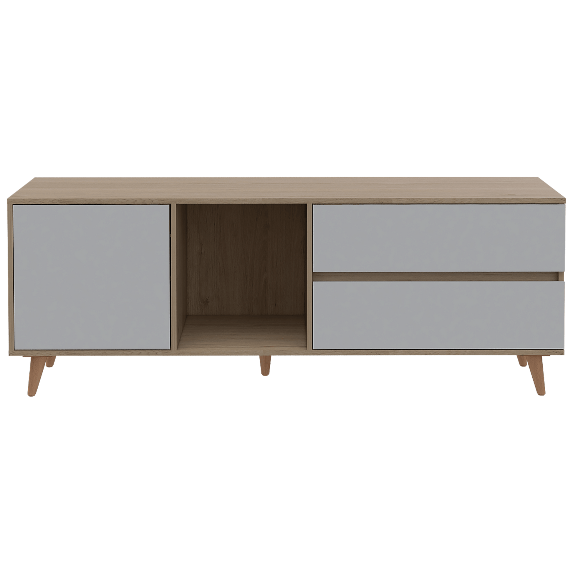 Rack para TV Acacia RTA Rovere + Blanco
