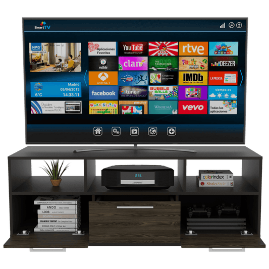 Rack para TV 58'' Wema RTA Wengue Coñac