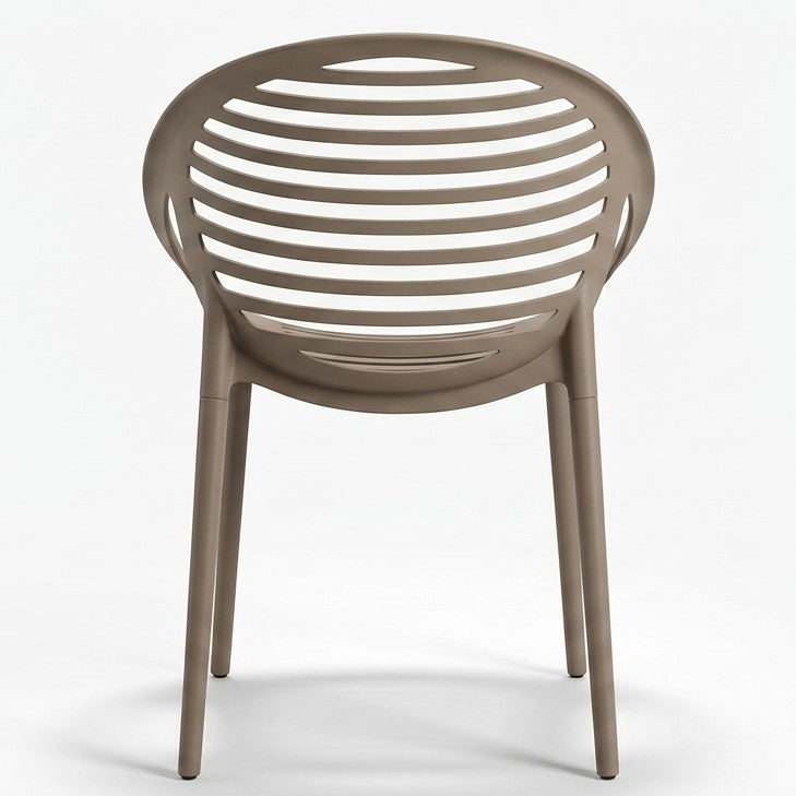 Set de 2 Sillas Tokio con Brazos, Color Taupe, con Espaldar y Diseño Moderno