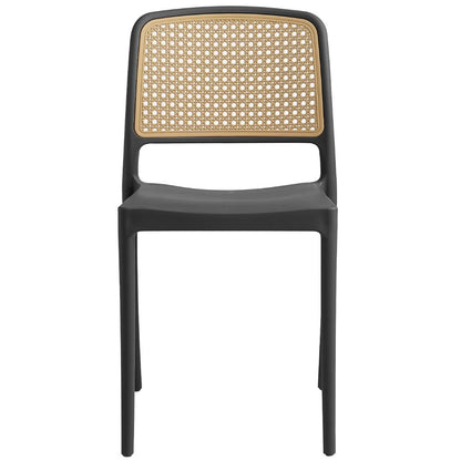 Silla Texas, Color Negro y Beige, con Espaldar Transpirable