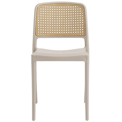 Silla Texas, Color Taupe y Beige, con Espaldar Transpirable, detalle