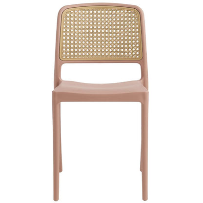 Silla Texas, Color Terracota y Beige, con Espaldar Transpirable