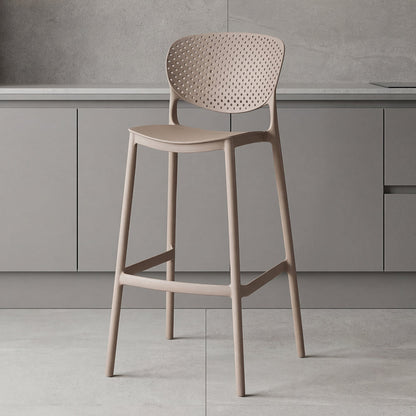 Silla para Bar Río, Color Taupe, Diseño Moderno