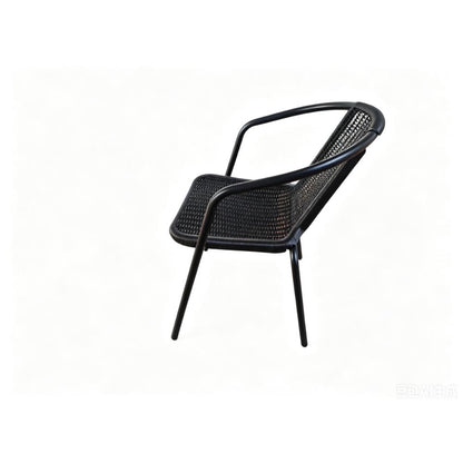 Juego de Terraza Rattan Balí, Color Negro