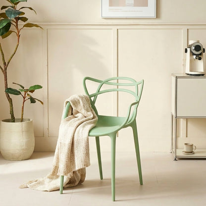 Silla Palermo, Verde Claro, con Espaldar y Diseño Moderno