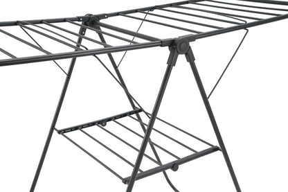 Tendedero De Piso Pitendo, Negro, Plegable y Extendible, detalle