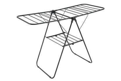 Tendedero De Piso Pitendo, Negro, Plegable y Extendible, en ambiente