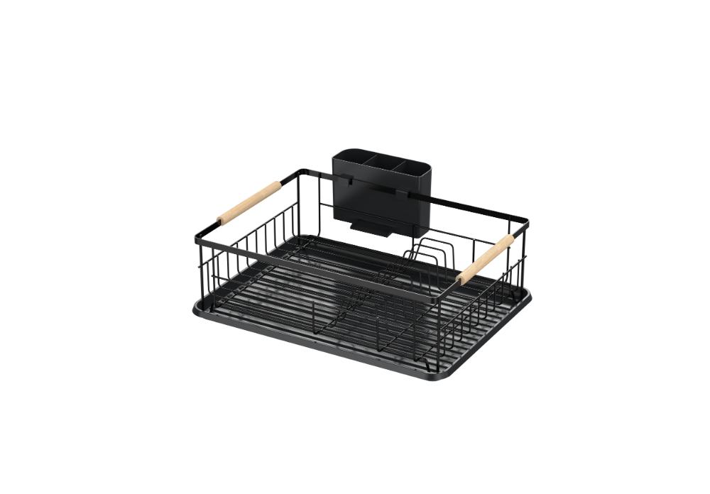Escurridor de Platos Nova, Negro, Metálico