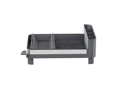 Escurridor de Platos Pureza, Gris Mate, en Acero Inoxidable y Plástico
