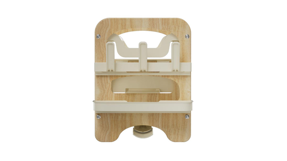 Escurridor de Platos Escurora, Madera y Beige, de 2 Niveles, detalle