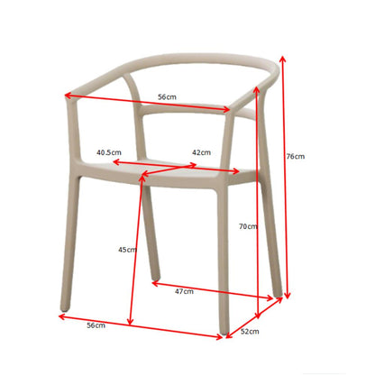 Silla Porto, Negro, con Espaldar Minimalista y Diseño Moderno, abierto