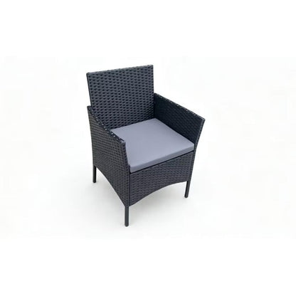Sala de Terraza Mime, Negro y Gris