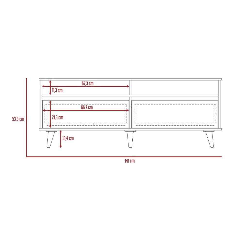 Rack para TV Benett RTA Duna + Blanco